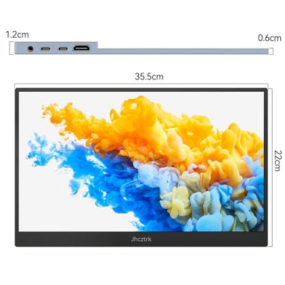 15.6 Inch Touchscreen Portable Monitor, FHD 1080P IPS Full Function USB-C Ultra Slim Travel Screen, Portable Display w/Speakers & VESA Mount for Laptop Mac PC Phone PS4 PS5 Switch - size: 15.6inch Touch