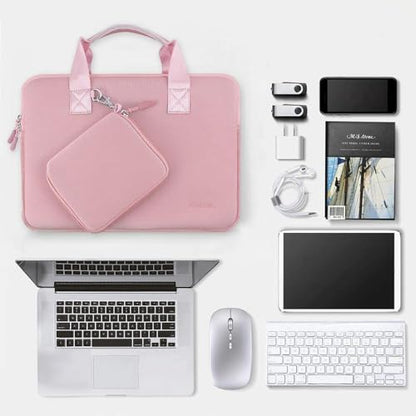 Hseok Laptop Sleeve 13.3-14 inch Case with Small Pouch, Neoprene Computer Bag Compatible with MacBook Neo/Pro 14 M5/M4/M3/M2/M1, Mac Air/Pro 13.3, XPS 14 and Most 13-14 inch Notebooks,P02K01 - color: P02k01, size: 13"-14"