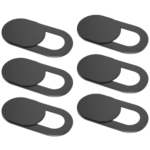 Webcam Cover Slide,6 Pack Ultra-Thin Laptop Web Camera Cover Compatible with MacBook,Laptop,PC,Computer,iMac,iPad, iPhone-Web Blocker Protect Your Privacy and Security
