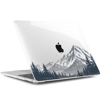 Batianda AstroGrid Case for MacBook Pro 13 inch 2020 2022, Misty Mountain | Fits Model A2338 M2 M1 A2251 A2289,1.2mm Slim Lightweight Hard Shell Cover, Scratch Resistant,4-in-1 Accessories Bundle - color: Misty Mountain