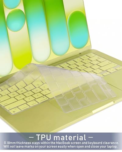 Premium Ultra Thin TPU Keyboard Cover Protector for MacBook Neo 13"(2026, 256G, Non-Touch ID) US Layout Clear Keyboard Protector A18 Pro Chip