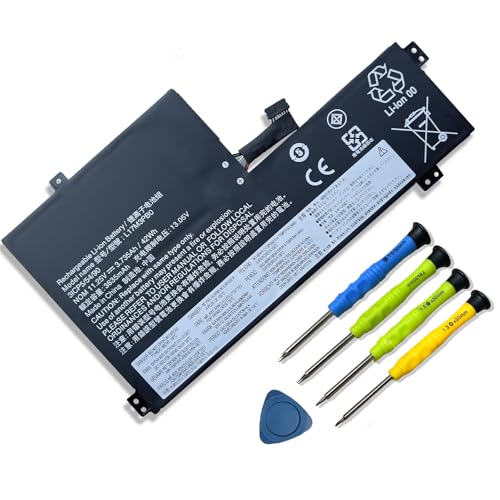L17M3PB0 L17C3PG0 Laptop Battery Replacement for Lenovo Chromebook 100e 2nd Gen 100e-81QB 300e 2nd Gen 300e-81QC 500e 2nd Gen C340-11 S340-14 Series Notebook L17L3PB0 L18D3PG1 42Wh 3735mAh