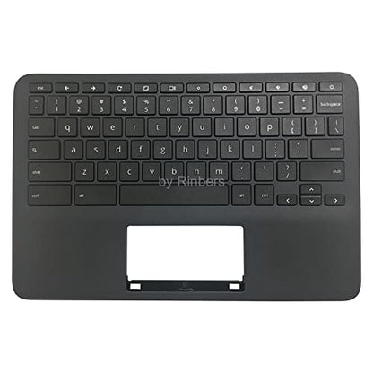 Laptop Palmrest Upper Case with US Keyboard NO Touchpad Replacement for HP Chromebook 11 G8 EE L90338-001 L90339-001 - color: Upper Case with Keyboard L90338-001