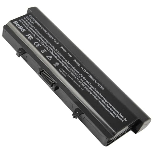 TREE.NB High Capacity Battery for Dell Inspiron 1545 1526 1525 PP41L PP29L Series Laptop Battery, Fits P/N: GP952 GW252 GW240 X284G RN873 M911 M911G [7800mAh/11.1V/9-Cells] - size: 7.68x3.03x0.23inch 1526
