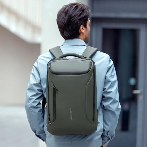 MARK RYDEN Business Backpack for Men, Waterproof High Tech Backpack with Sport Car Shape Design and USB Charging Port, Travel Laptop Backpack Fits 17.3 Inch Notebook | Waterproof Tech Backpack with USB Charging Port, Professional Work Backpack for Travel,