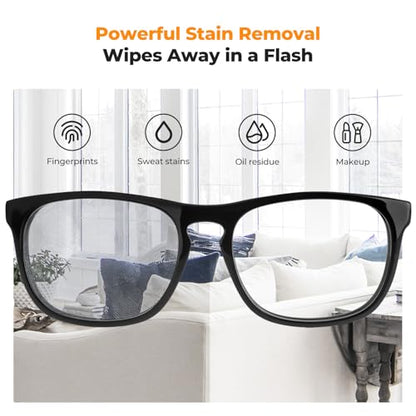 K&F CONCEPT Cleaner Spray Kit,with Microfiber Cloth X3,Glasses Cleaner X3 | 60ml Mild Cleaning Liquid,High Density Cloths,Individually Packaged,Washable & Reusable,For Eyeglasses,Screen,and Camera,MK01