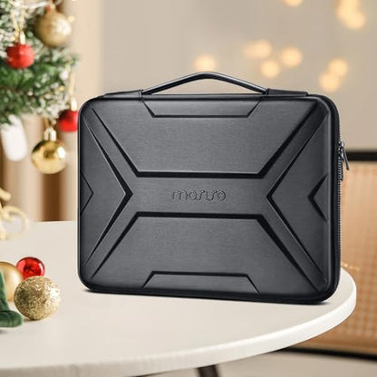 MOSISO Laptop Case 15.6 inch, 15-16 inch Laptop Sleeve, Black | Compatible with MacBook Pro 16 / Air 15,HP Acer Dell Lenovo ASUS,Artistic Geometric EVA Carrying Case Hard Shell with Handle - color: Black, size: 15.6 inch