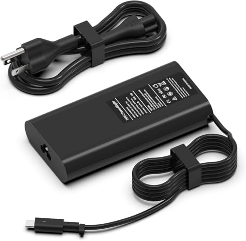 90W USB C Laptop Charger Compatible with Dell Type C AC Adapter | Compatible with Dell XPS 13, Precision 3540, Latitude 3400 3500 2in1 5400, 0TDK33, Type C AC Adapter Power Supply