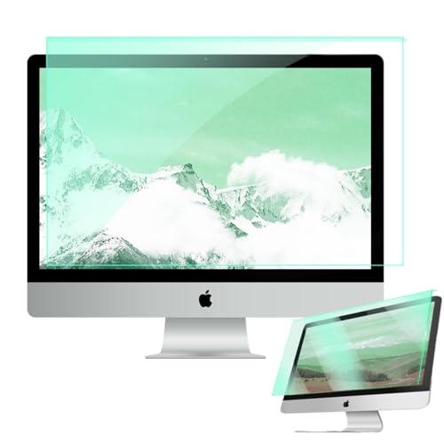 34 Inch Green Blue Light Filter Screen Protector for Computer Monitor – Hanging Type Anti-Glare Acrylic Eye Protection Panel, Removable Design for 16:9 LED LCD Display (Green Blue Light Hanging, 34 inch [16:9] (815 × 365 mm)) - color: Green Blue Light Han