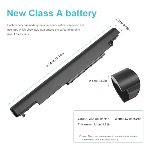 919700-850 Laptop Battery for HP Spare 919681-221 919682-121 919682-421 919682-831 919701-850 JC03 JC04 15-BS000 15-BW000 15-bs0xx 15-BS113DX 15-BS013DX 15-BS015DX 15-BS115DX 15-BS060WM 15-BS070WM - size: 10.3*1.56*0.85inch JC04
