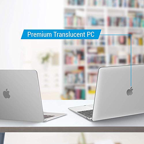 IBENZER MacBook 12 Inch Case, Hard Shell Case Cover for Mac 12’’ with Retina Display Model A1534 2020 2019 2018 2017 2016 2015, Frost Clear, MM12CL-A - color: Frost Clear