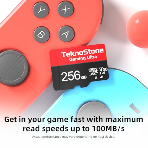 128GB Gaming MicroSDXC TF Memory Card with Adapter 1 Pack | 100MB/s Read 50MB/s Write UHS-I C10 U3 V30 A1 for Nintendo Switch 1 Steam Deck ROG Ally Console Tablets Phone - size: Gaming 128GB