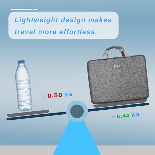 ZINZ Expandable Laptop Case 15.6 Inch Sleeve, Protective Carrying Case Compatible with MacBook Neo 16", MacBook Pro 16"/15.4", Dell XPS 16" and Most 15" 15.6" 16" Notebook，G01DG01 - color: G01dg01, size: 15-16"