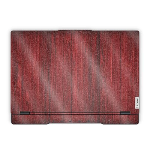 Glossy Glitter Laptop Skin Compatible with Lenovo Legion 5 Gaming Laptop (15IRX9) 2024 - Cherry Grain - Premium 3M Vinyl Protective Wrap Decal Cover - Easy to Apply | Crafted in the USA - color: Cherry Grain, size: Legion 5 Gaming (15IRX9) 2024 Full Cover