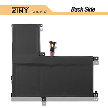 B41N1532 Laptop Battery Replacement for Asus Q504U Q504UA Q504UAK Q534UA | Zenbook Flip UX560 UX560UA UX560UAK UX560UA-FZ014T UX560UQ-FJ051T Q504UA-BBI5T12 BHI5T13 BHI7T21 B41BK25 B41Bl95 15.2V 50Wh - size: 8.19*7.28*0.2 inch B41N1532