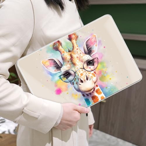 MEEgoodo Printed Case for New MacBook Neo 13 inch 2026 Release(Fit Model A3404), Laptop Hard Shell Cases with Keyboard Skin & Screen Protector & Webcam Covers, Giraffe - color: Giraffe