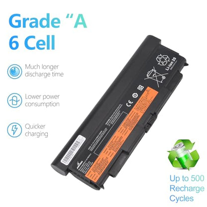 9 Cell 57++ New Battery Replacement for Lenovo ThinkPad T440P T540P W540 W541 L440 L540 45N1152 45N1153 0C52864 11.1V 8960mAH1