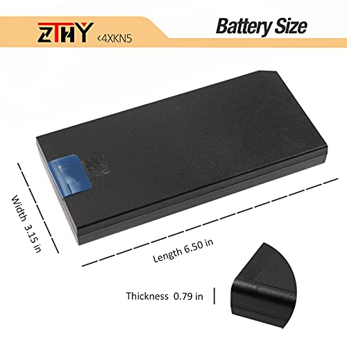 4XKN5 X8VWF Battery for Dell Latitude 14 Rugged Extreme 5404 5414 7404 7414 | P45G P45G001 P46G P46G001 P46G002 CJ2K1 DKNKD 5XT3V 05XT3V VCWGN 0VCHGN 09FN4 XRJDF YGV51 453-BBBD 453-BBBE XN4KN 11.1V 65Wh - size: 6.5*3.15*0.79 inch 4XKN5