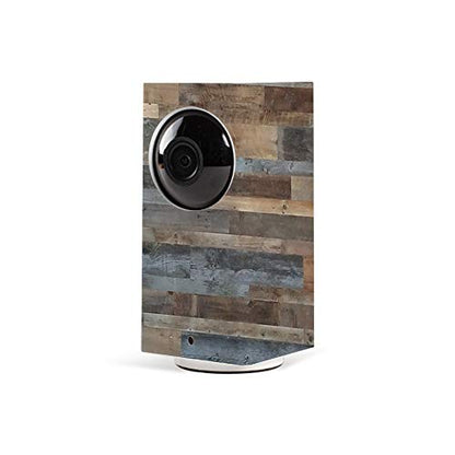 MightySkins Skin Compatible with Wyze Cam Pan - Gray Wood | Protective, Durable, and Unique Vinyl Decal wrap Cover | Easy to Apply, Remove, and Change Styles | Made in The USA - color: Gray Wood