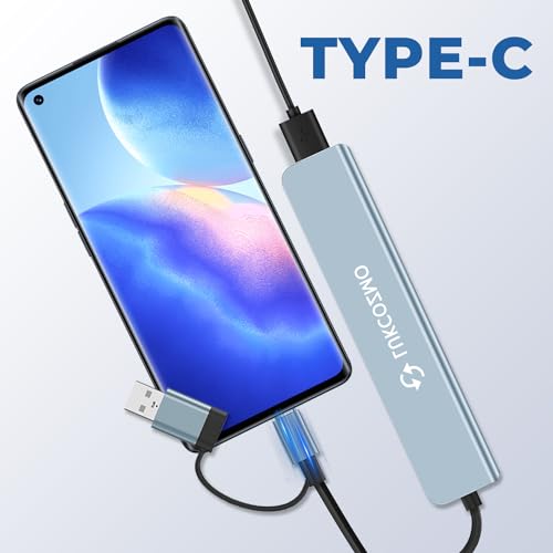 5-in-1 5-Port USB Hub with 3.0 Ports & SD/TF Card Reader | Compatible with MacBook, iPad Pro, Dell, HP, Laptops, Phones, Plug and Play, 5-in-1 USB Extender, TF/SD Card Slot