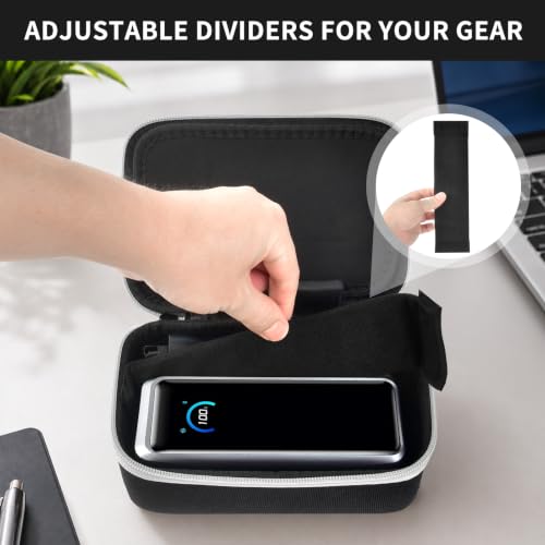 Case Compatible with Anker Prime Power Bank 26,250/25,000 Power Banks, Storage Organizer for Charging Base for Travel&Outdoor Use (Box Only) (for Power Bank & Base) - style: For Power Bank & Base