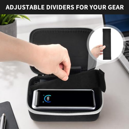 Case Compatible with Anker Prime Power Bank 26,250/25,000 Power Banks, Storage Organizer for Charging Base for Travel&Outdoor Use (Box Only) (for Power Bank & Base) - style: For Power Bank & Base
