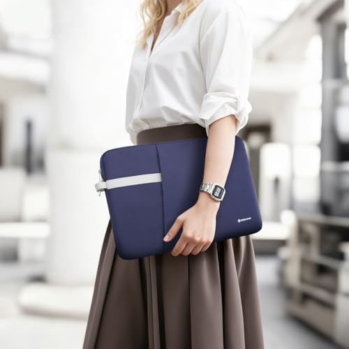 NIDOO Laptop Sleeve 14 inch Laptop Case for Lenovo ThinkPad X1 Carbon Yoga / 14" ThinkPad T14 E14 L14 / 14" Dell Latitude 5450 7455/14" MacBook Pro M5 Pro MAX 2026/ ASUS HP Acer Computer Carrying Bag - color: Blue, size: 14 Inch