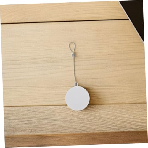 ORFOFE 1 Set Retractable Theft Security Cable Lock Durable Wire Rope with Wrench for Laptops Tvs and Digital Accessories Display Protection System