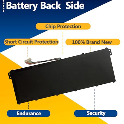 AP18C8K Battery Replacement for Acer Swift 3 SF314-42 SF314-57 SF314-58 SF314-59 Aspire 5 A514-52 A514-54 A515-56 A515-57 A715-42G SF314-54N SP314-54N Chromebook 314 C933 CB315-3H