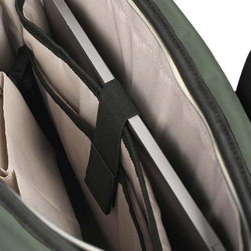 Kenneth Cole REACTION Chelsea Quilted Chevron 15" Laptop & Tablet Business Tote with Removable Shoulder Strap - color: Olive