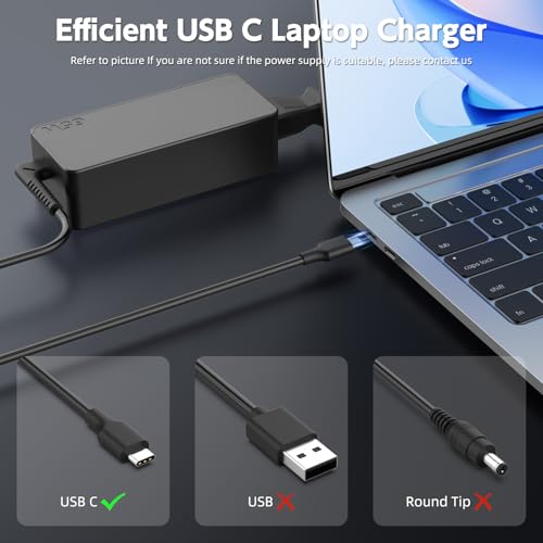 65W USB C Charger Compatible with Lenovo Laptop- Thinkpad T480s T580s T490 E480 E580, Chromebook 100e 300e 500e c340 s330, Yoga C930 C940 C740 S730 730S ADLX65YCC3D ADLX65YDC2A Power Supply Cord - size: 65Large