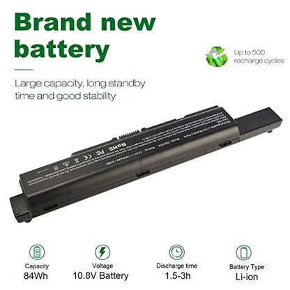 84WH M200 M205 PA3727U-1BRS PA3535U-1BRS Battery for Toshiba Satellite A200 A205 A210 A300 A305 A350 A505 A505-S6005 A505-S6980 L305 L300 L450 L455 L450D L500 L505 PABAS098 PABAS099 PABAS174 - size: 9.07*2.05*0.83inch