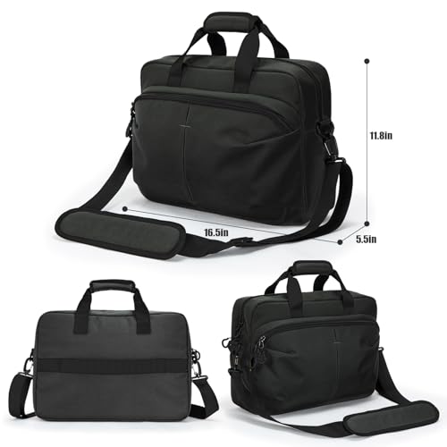 Messenger bag Laptop bag Briefcase Molle system Tactical style Detachable shoulder strap Shoulder Bags - color: Black 02