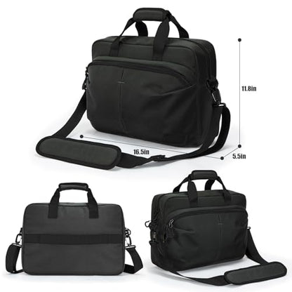 Messenger bag Laptop bag Briefcase Molle system Tactical style Detachable shoulder strap Shoulder Bags - color: Black 02