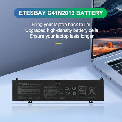 C41N2013 C41N2013-1 Battery Replacement for ASUS ROG Strix G15 G513 G513IM G17 G713 G713IM G713QM Scar 15 G533 G533QM G533QR 17 G733 G733ZM Zephyrus G15 GA503 S17 GX703 M16 GU603 GU603HE