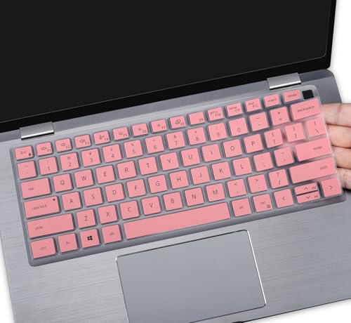 Keyboard Cover for Dell Latitude 3440 3450 7450 7440 7430 7420 7410 5420 5430 5431 5440 5450 14, Dell Latitude 9000 9510 9520 7520 15.6 & Dell Latitude 9420 9430 14 Keyboard Protector Skin, Pink - color: Pink