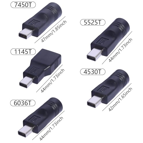 240W Power Adapter Converter Powerful DC7.5x4.0mm Male to Female Plug for G16 G14 Laptops Multiple Connector Size