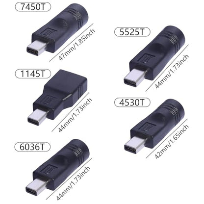 240W Power Adapter Converter Powerful DC7.5x4.0mm Male to Female Plug for G16 G14 Laptops Multiple Connector Size