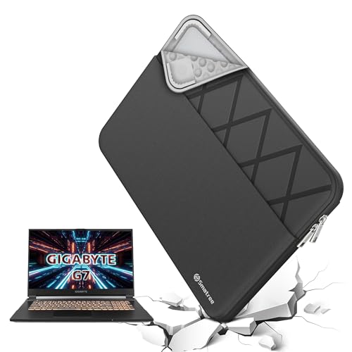 Smatree 16 inch Laptop Sleeve for GIGABYTE AORUS 16 BKF/AORUS 16 BSF | for 16 inch GIGABYTE AORUS 16 BKF/AORUS 16 BSF,Protective Slim Case with Accessory Pocket,Patented Super Corner Design(E611) - color: Elite-Black, size: for 16 inch GIGABYTE AORUS 16(E