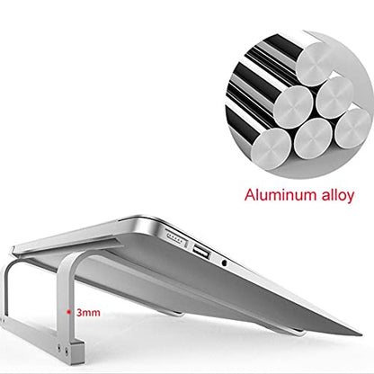 Aluminum Alloy Folding Notebook Laptop Stand 11-17 inch for Non-Slip Cooling Bracket - color: E