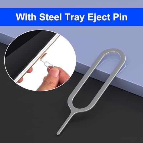 SIM Card Adapter Reader - Sim Card Adapter Kit, Micro, Nano, Standard Sim Card Readers with Eject Pin - USB to S im Card Reader Edit and Read Messages/Contacts, Plug & Play for Windows Computer Laptop