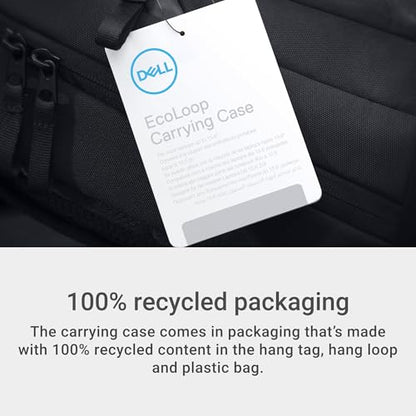 Dell 14-16 EcoLoop Essential Backpack 14-16 - CP3724 - Lightweight, Two Mesh Side Pockets, Built-in Accessories Organizer, Dedicated Padded Laptop Sleeve - Black - color: Black 14-16"