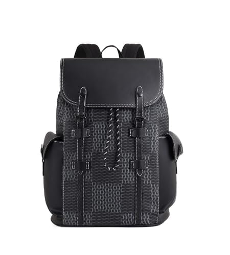 KingTo Luxury Anti Theft Laptop Backpack for Men, Waterproof Travel Bag | Laptop-ready business layout, anti-theft design and waterproof claim support office commute, travel and campus use - color: B-gray