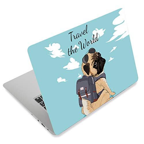 Laptop Skin Sticker Decal,12" 13" 13.3" 14" 15" 15.4" 15.6 inch Laptop Skin Sticker Cover Art Decal Protector Notebook PC (Cute Dog) - color: Cute Dog