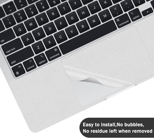 Palm Rest Skin for 2026-2022 MacBook Air 15" M5 M4 M3 M2 Chip Model A3448 A3241 A3114 A2941 Wrist Rest Protective Skin Cover (Silver) - color: MacBook Air 15.3（Silver）