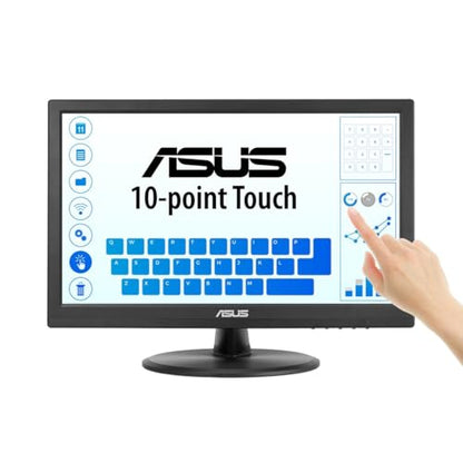 ASUS VT168HR 15.6" Full HD 1366X768 HDMI Back-lit LED Monitor, Black - style: 16" TN Touch