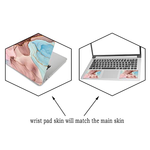 Laptop Skin Sticker Decal, 15.6" Universal Skin for 12" 13" 13.3" 14" 15" 15.4" 15.6 inch Laptop Netbook PC Notebook Vinyl Reusable Skin Sticker Art Protector Personalized,Dreamy Marble - color: Dreamy Marble