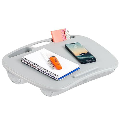 LAPGEAR MyDesk Lap Desk – Cool Gray, Fits 15.6” Laptops - color: Cool Gray, size: Single Unit
