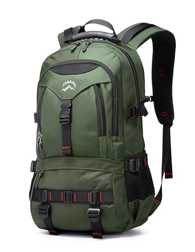 KAKA Travel Backpack Fight Approved with 17.3 inch Laptop Lackpack Compartment Outdoor Duffle Bag for men and women - color: Green
