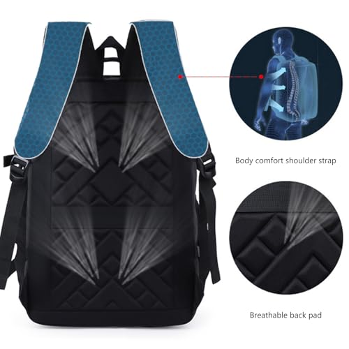 Business Travel Laptop Backpack Laptop Bag with USB Charging Port for Men Women Computer Bag for Laptop and Notebook - color: Black